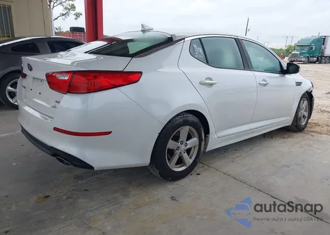 2015 Kia Optima Lx из США, поврежденный, VIN KNAGM4A79F5627777